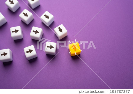 Brainstorm. In pursuit of the best idea. Competing between teams, fight for an idea. Collaboration and teamwork. Get ahead of everyone else. Discipline, leadership skills. Technology and innovation. 105787277