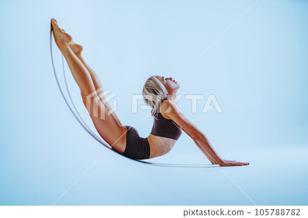 Young woman gymnast 105788782