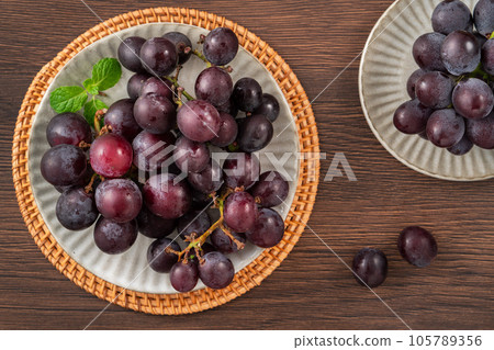 葡萄 新鮮 水果 台灣 頂視圖 Grape fruit fresh ぶどう 105789356