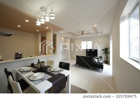 Living Dining Kitchen 105789475