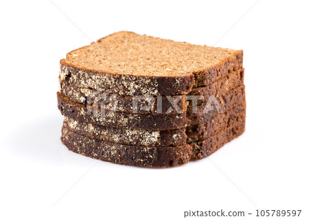 sliced of rye bread sliced of rye bread 105789597