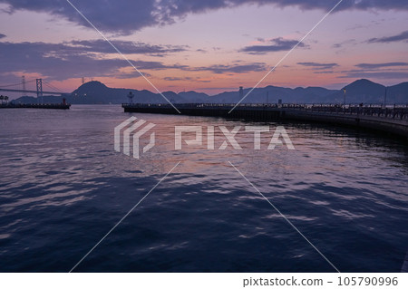 Scenery of Karato in the early morning Scenery of Karato in the early morning 105790996