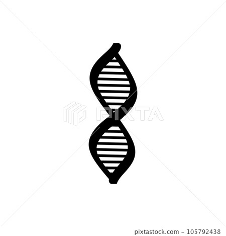 DNA strand icon 105792438
