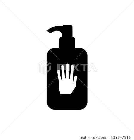 Hand sanitizer icon 105792516