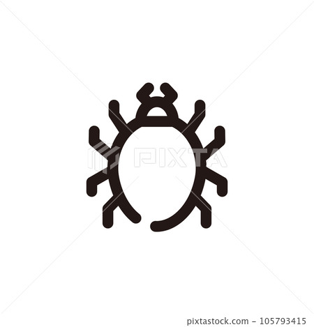 Mite allergy icon 105793415