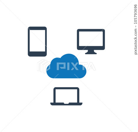 Cloud Computing / Netword Share icon Cloud Computing / Netword Share icon 105793696
