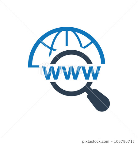 Domain Search / Search Engine icon Domain Search / Search Engine icon 105793715