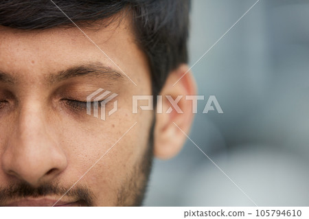 Close-up portrait of a masculine handsome man. 105794610