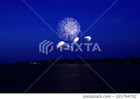 Keino Matsubara fireworks seen from a cruise ship Keino Matsubara fireworks seen from a cruise ship 105794702