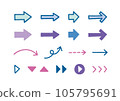 Hand-drawn style_Arrow set B　 105795691