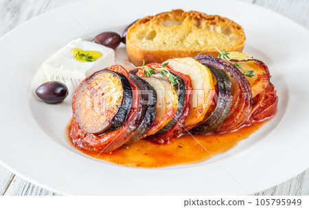 Briam Greek Vegetable Bake 105795949