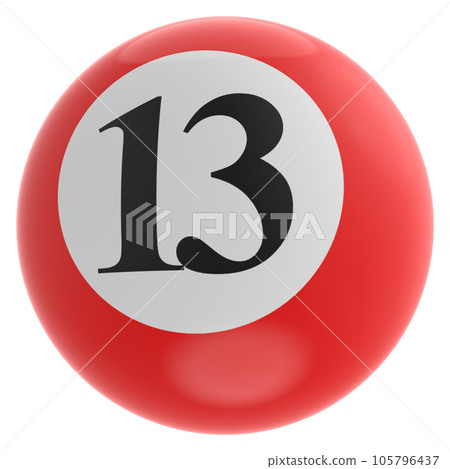 number icon glossy, isolated on white background 105796437