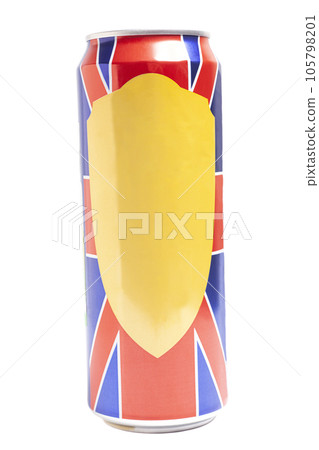 aluminum can isolated on white 105798201