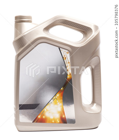 engine oil bottle isolated on white. 105798376