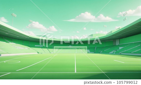 Sketch of Football stadium 105799012