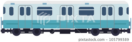 Transport leaving tunnel to metro. Train for transporting passengers at underground station platform Transport leaving tunnel to metro. Train for transporting passengers at underground station platform 105799389