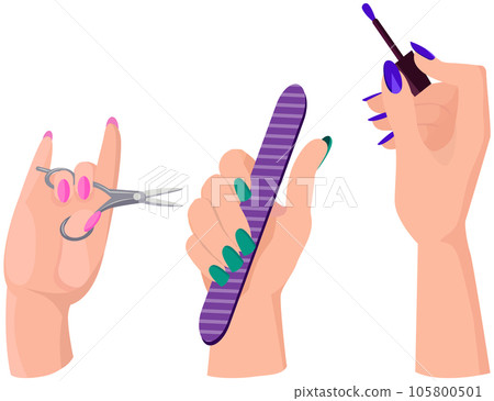 Manicure accessories, supplies, equipment for work with hands care scissors, nail file, polish Manicure accessories, supplies, equipment for work with hands care scissors, nail file, polish 105800501