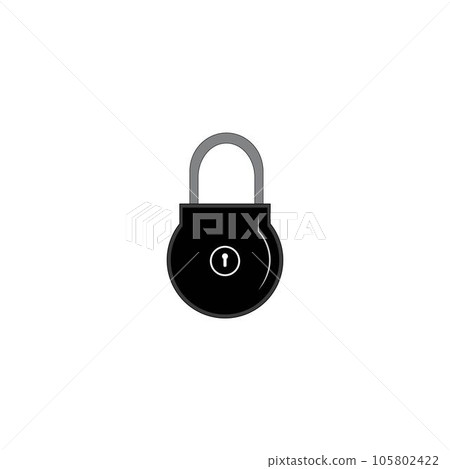 padlock icon logo vector design template padlock icon logo vector design template 105802422