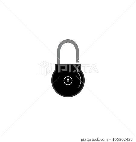 padlock icon logo vector design template padlock icon logo vector design template 105802423