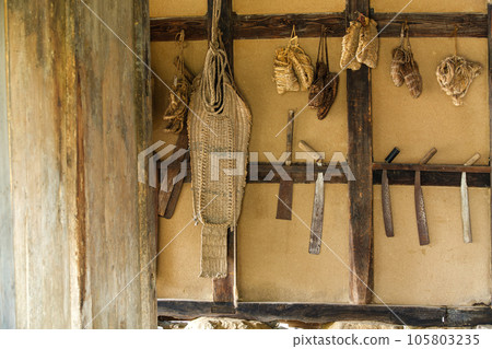 Farming tools of an old private house 105803235