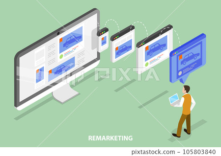 3D Isometric Flat Vector Conceptual... - Stock Illustration [105803840 ...