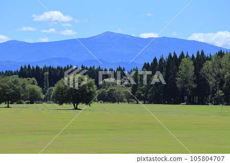 從北王之森公園看到的森吉山 105804707