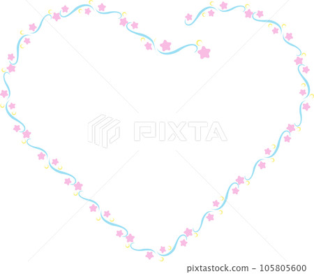 The moon and star decor border and line The moon and star decor border and line 105805600