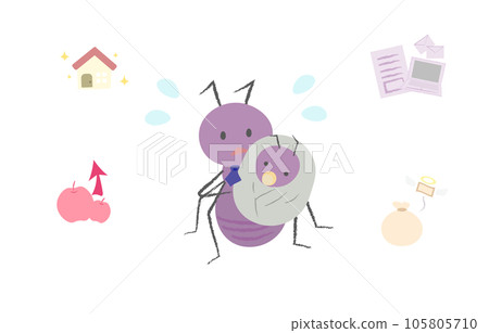 A salaryman-style worker who worries about price increases and tax increases 2 105805710