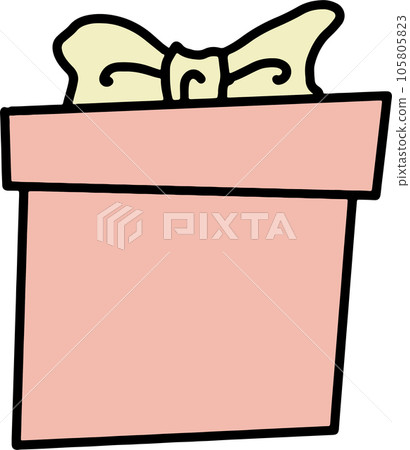 The Gift box cartoon style png image The Gift box cartoon style png image 105805823