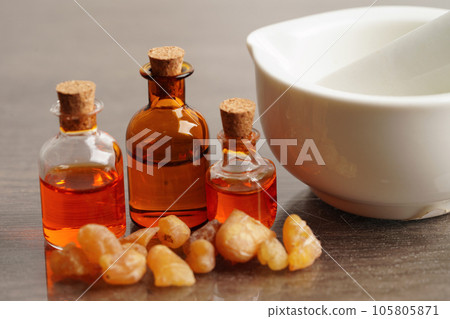 Frankincense or olibanum aromatic resin used in incense and perfumes. Frankincense or olibanum aromatic resin used in incense and perfumes. 105805871
