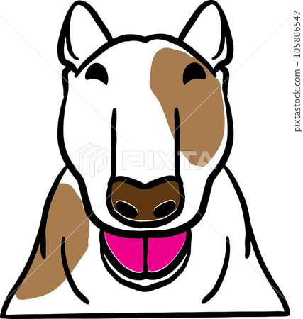 The dog face png image for pet or animal concept The dog face png image for pet or animal concept 105806547