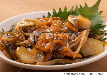 海鮮醬菜(馬蘇鮭魚子、扇貝、鯡魚子、松前醬菜) 海鮮醬菜(馬蘇鮭魚子、扇貝、鯡魚子、松前醬菜) 105807609