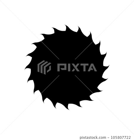 saw blade icon vector saw blade icon vector 105807722