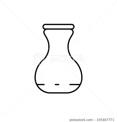 vase icon vector 105807771