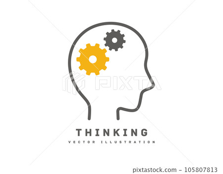 think imagination vector icon - Stock Illustration [105807813] - PIXTA