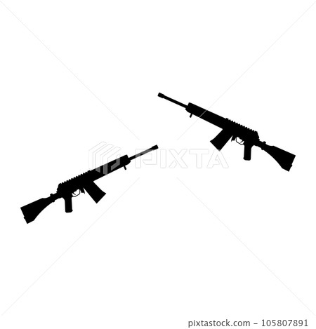 Firearms icon vector Firearms icon vector 105807891