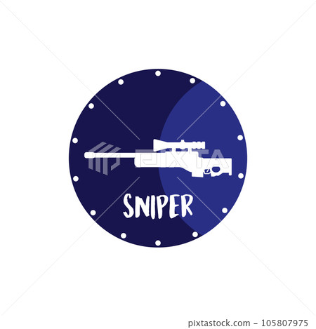 sniper icon vector sniper icon vector 105807975