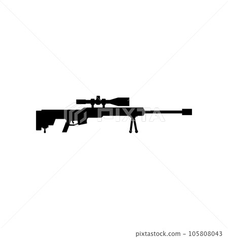sniper gun icon vector sniper gun icon vector 105808043
