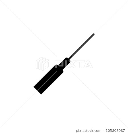 needle icon vector 105808087