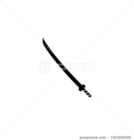 katana icon vector katana icon vector 105808090