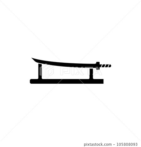 katana icon vector katana icon vector 105808093