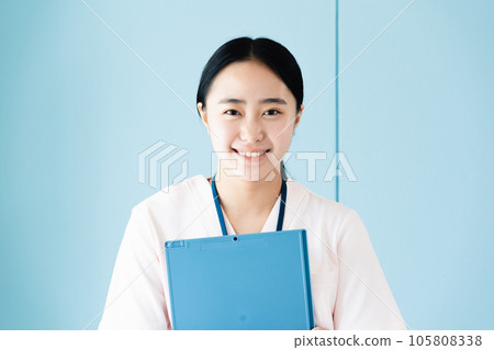 Young female medical worker Young female medical worker 105808338
