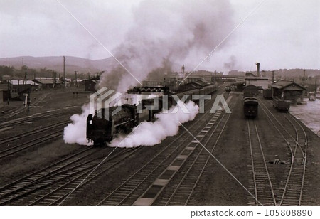 蒸汽機車C62雙特快新雪谷號從俱知安出發1971函館本線北海道記錄照片 105808890