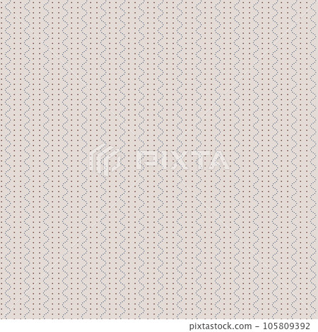 Dotted curve and dot retro pattern, vector material 105809392