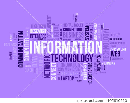 Word cloud background concept for Information technology. Computer network system use for internet communication skill develop. vector illustration. Word cloud background concept for Information technology. Computer network system use for internet communication skill develop. vector illustration. 105810310