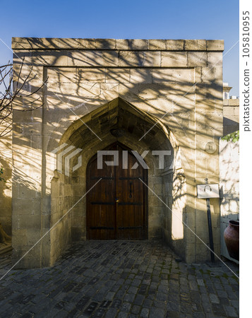 Azerbaijan Baku Old City "Bukhara Caravanserai" Gate / Baku, Azerbaijan Azerbaijan Baku Old City "Bukhara Caravanserai" Gate / Baku, Azerbaijan 105810955