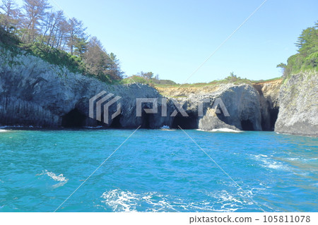 海浪侵蝕而成的七釜 海浪侵蝕而成的七釜 105811078