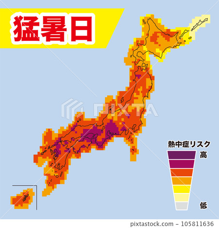 極熱日本列島天氣圖 105811636