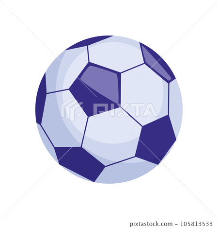 Soccer ball isolated on white background. Vector illustration. 105813533