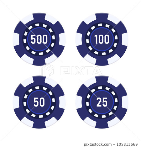Realistic casino chips, set. Realistic red casino poker game chips, gambling plastic coins. Jackpot chip tokens for roulette. Vegas pokerchips flip. Vector illustration. Realistic casino chips, set. Realistic red casino poker game chips, gambling plastic coins. Jackpot chip tokens for roulette. Vegas pokerchips flip. Vector illustration. 105813669